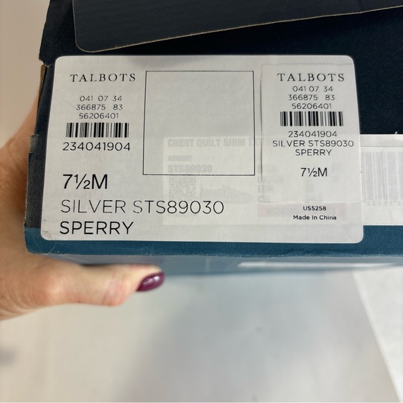 Sperry Crest Vibe Sneaker Shimmer Size 7.5 - Picture 11 of 11